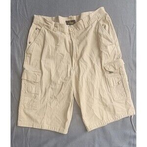Kings Cargo Khaki Shorts Size 36